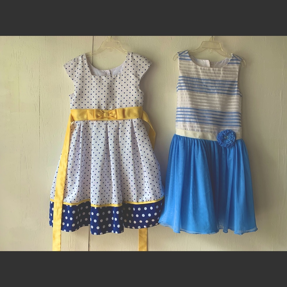 2 beautiful spring dresses, girls 8